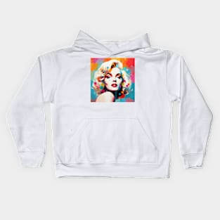 Marilyn Pop Art 1 Kids Hoodie